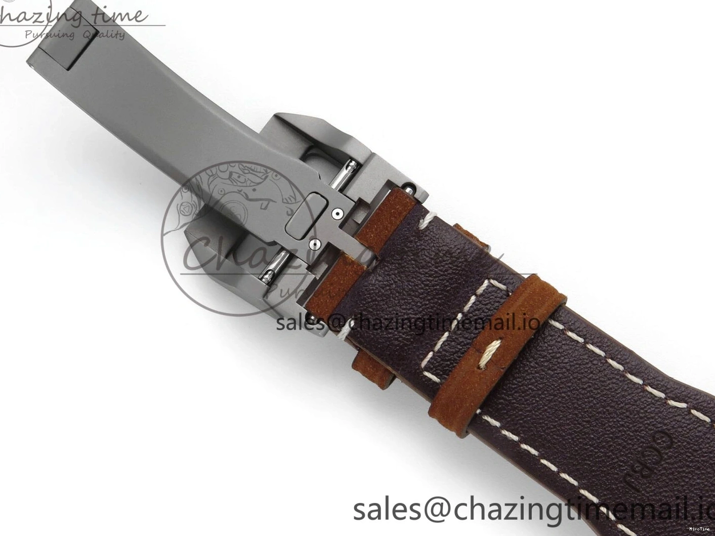 MIROTIME 0114 Big Pilot IW329701 M+F 1:1 Best Edition Black Dial on Brown Leather Strap MY RelaxedFit 7005